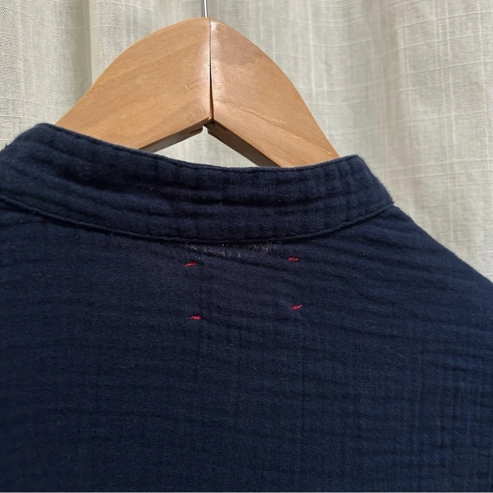 Xirena Dahlia Long Sleeve Gemma Shirt navy blue size XS - Picture 14 of 16